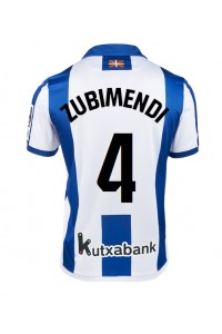 Real Sociedad Martin Zubimendi #4 Fotballdrakt Hjemme Klær 2024-25 Korte ermer